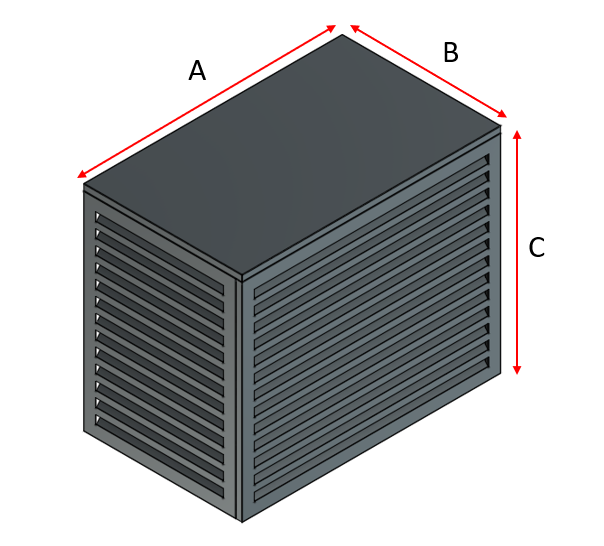 Cache clim Taille S laquage